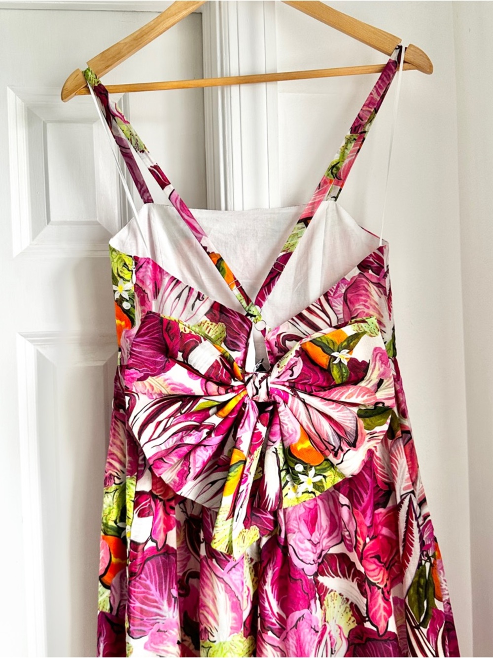 NWT Rachel Antonoff Rebecca Bow Tie Midi Dress - Picture 7 of 11